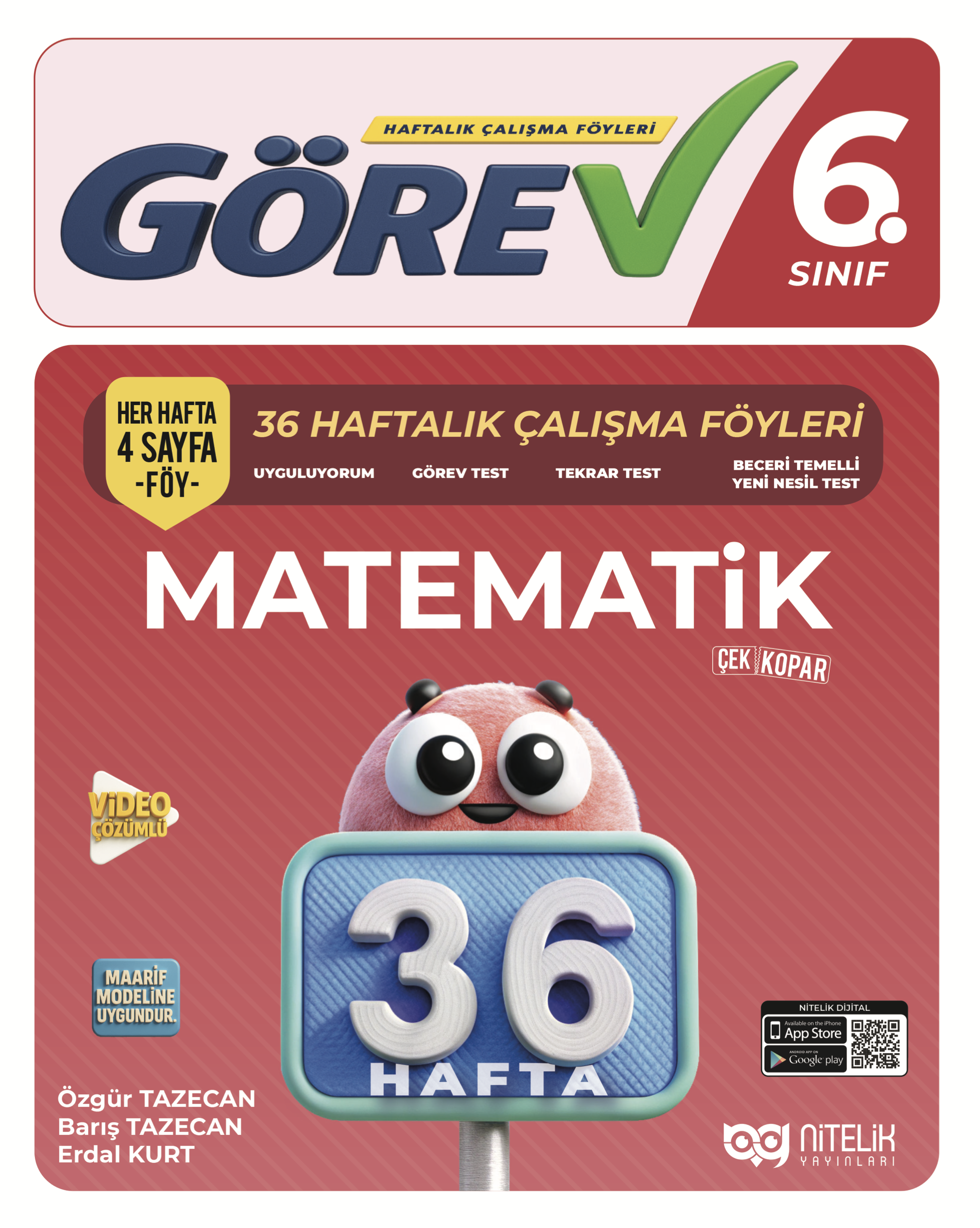 6. SINIF GÖREV MATEMATİK HAFTALIK ÇALIŞMA FÖYLERİ